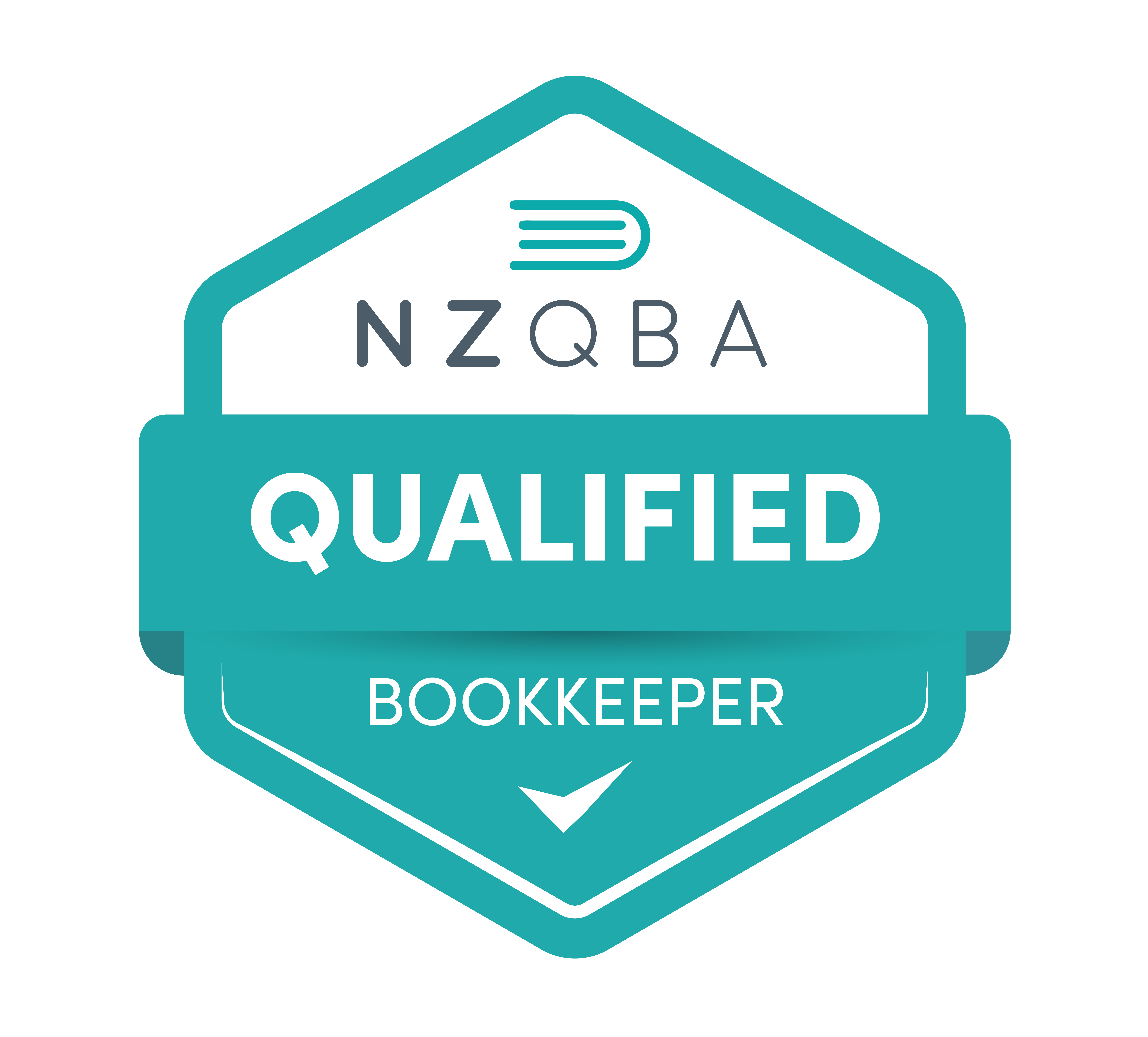 New Zealand Qualified Bookkeepers Association member badge