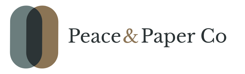 Peace & Paper Co logo